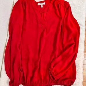 Chaus Red Chiffon top